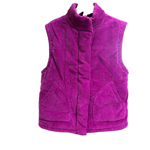 Mod-O-Doc Vintage Corduroy Purple Chunky Vest Women's Size Medium - Picture 3 of 7